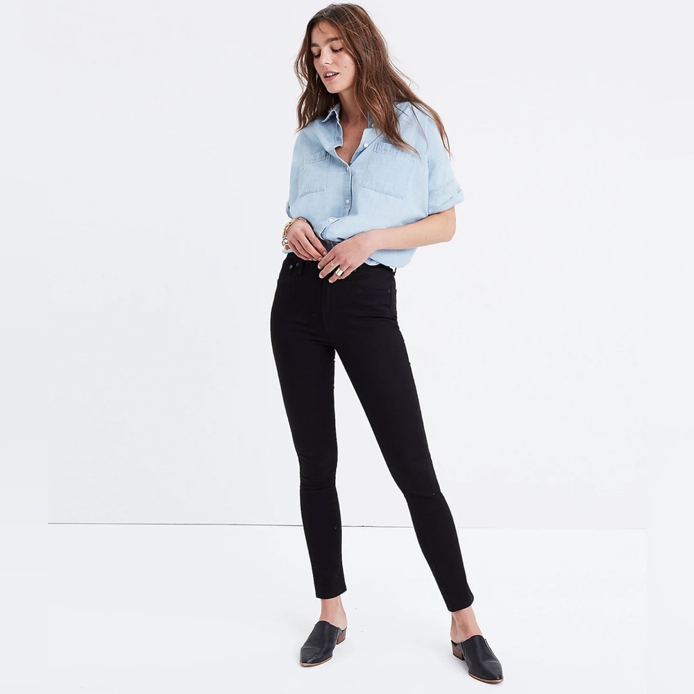 Madewell 10" High-Rise Skinny Jeans in Carbondale Wash 28 F9226